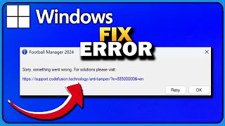 FIX "Sorry Something Went Wrong for Solutions Please Visit Error" (2026)