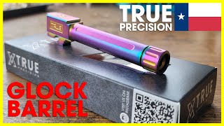 True Precision Fluted Threaded Glock 19 Barrel Gen 3 in Spectrum Chameleon Unboxing