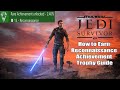 Star Wars Jedi Survivor How to Earn Reconnaissance Achievement Trophy Guide