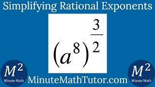 Simplify (a^8)^(3/2)
