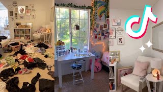 CLEANING MY MESSY ROOM  | Satisfying CLEANING TikToks 🧽 🧹