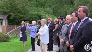 Ringing of the Peace Bell at the Botanical Garden