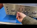 Vintage Marantz 1120 Stereo Integrated Amplifier video demo!