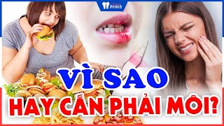 Lý do vì sao bạn hay cắn phải môi và lưỡi khi ăn?