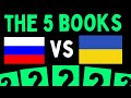 Russia 🇷🇺 vs Ukraine 🇺🇦  5 Books to Read Recommended by AI 📚