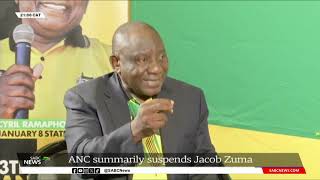 'Jacob Zuma is a free agent...': Pres Cyril Ramaphosa