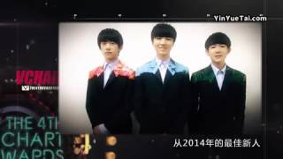 【音悦V榜 获奖VCR】#第四届音悦V榜年度盛典#内地最佳组合属于@TFBOYS组合！获奖VCR