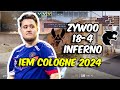 CS2 POV Vitality ZywOo (18/4) vs FURIA (Inferno) @ IEM Cologne 2024