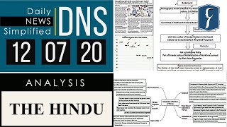 THE HINDU Analysis, 12 July 2020 (Daily News Analysis for UPSC) – DNS