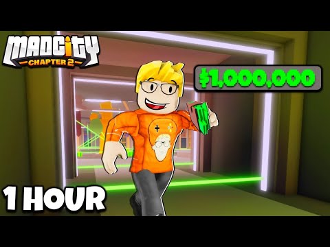 HOW Much CASH Can I EARN In 1 HOUR: Wallet Edition (Mad City)