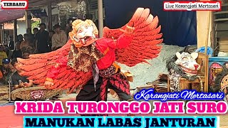 MANUKAN LABAS JANTURAN || KRIDA TURONGGO JATI SURO || Live Karangjati Mertasari Purwanegara