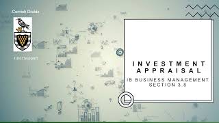 IB Business Management 3.8 Investment Appraisal