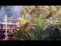 【秩父 slパレオエクスプレス】秋の長瀞 鉄橋 c58　steam locomotive 2 6 2 in nagatoro of colored leaves