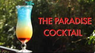 How To Make A Paradise Tropical Layered Cocktail | Drinks Made Easy