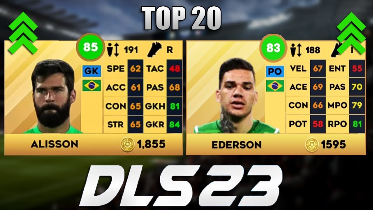 TOP 20 | LOS MEJORES PORTEROS DE DLS 23 Dream League Soccer 2023 - YouTube