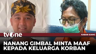 Wawancara Eksklusif Nanang Gimbal Pembunuh Aktor Sandy Permana | Kabar Siang tvOne