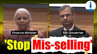 FM Nirmala Sitharaman Backs RBI Stand Against Mis-selling, Calls for Focus on Core Banking