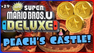 Peach's Castle 🌰 New Super Mario Bros. U Deluxe 100% Walkthrough