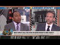 Warriors are 'worried' Durant will leave in free agency - Stephen A.  First Take