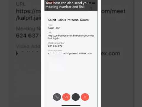 How to Join a Webex Meeting on Your Mobile