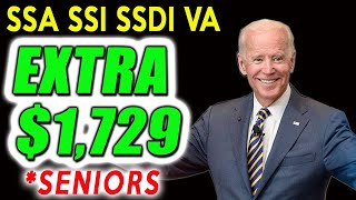 $1729 FOR SENIORS SOON! The Pandemic is "OVER", Monthly Social Security Boost