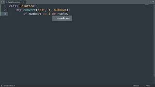 Leetcode 6. Zigzag Conversion in Python | Python Leetcode | Python Coding Tutorial | Interview