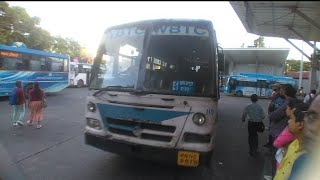 WBTC E1 BUS ROUTE JADAVPUR 8B TO HOWRAH FULL BUS JOURNEY VLOG @kolbusopedia @ItsHighwayTime