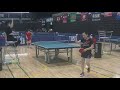 上澤杏音 貝塚二 vs 山室早矢 三和 ｜全国中学校卓球大会 女子シングルス4回戦