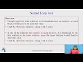 Query Processing : Nested loop join