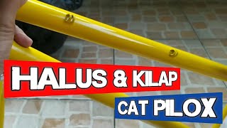 Cara cat frame sepeda pakai cat semprot | Finishing cat semprot. Restorasi sepeda part 2