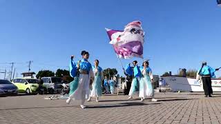 【４K】四街道舞謳歌/旗の舞/「私は最強」★道の駅オライはすぬま/第一部/2024.01.14/Lumix S5Ⅱ