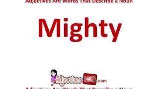 Awesome Adjectives List - Adjectives Poster / Adjectives Anchor Chart