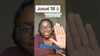 Lisez un chapitre de la bible avec moi chaque jour! Josué 18