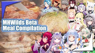 【Compilation】Holopro reacting to Monster Hunter Wilds Open Beta meals【Holopro EngSub】