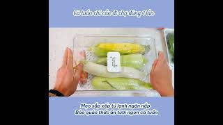 Cả tuần chỉ cần đi chợ 1 lần - mẹo bảo quản đồ ăn tươi ngon cả tuần