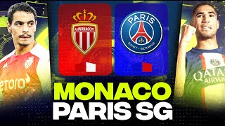 🔴 MONACO - PSG | Avant le Bayern ! Choc pour le Podium ! ( asm vs paris ) | LIGUE 1 - LIVE/DIRECT