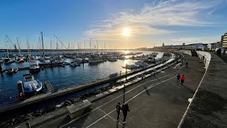 Ponta Delgada Walking Tour on a sunny 🔆 warm Sunday, Sao Miguel Azores Portugal 🇵🇹 - 12.01.2025 #IRL