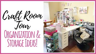 *NEW* Craft Room Tour | Organization, Storage, and Filming Set Up Ideas!
