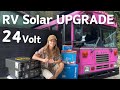 Easy RV SOLAR Upgrade - 24 volt EG4 Lithium Batteries and Victron System