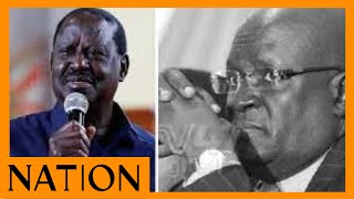 Azimio leader Raila Odinga eulogises the late George Magoha