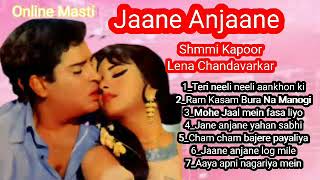 Jane Anjane Songs | Shammi Kapoor, Leena Chandavarkar | Kishore Kumar Lata Mangeshkar | Asha Hits