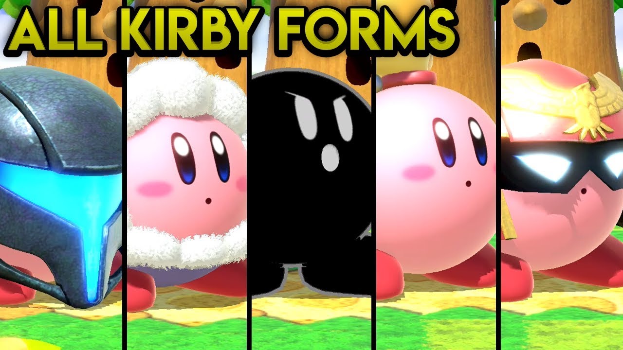 Super Smash Bros. Ultimate - All Kirby Transformations - YouTube