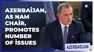 Azerbaijan, as NAM chair, promotes number of issues in UN Human Rights Council