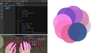 ASMR Programming - Making Animation Effect with Html CSS - No Talking