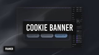 Framer tutorial: How to add a functional Cookie Banner