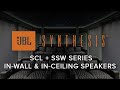 JBL Synthesis SCL/SSW In-Wall & In-Ceiling Speakers for Home Theaters