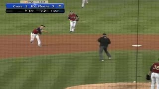 RailRiders' Refsnyder goes behind bag for out