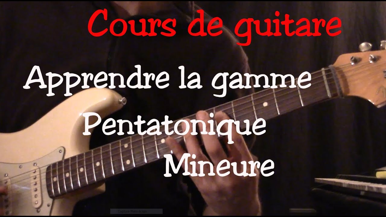 Cours De Guitare - La Gamme Pentatonique Mineure - Part1 +TAB - YouTube