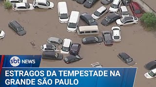 Fortes chuvas voltam a causar estragos em São Paulo | #SBTNews (11/02/25)