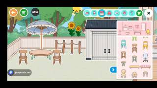 How to mske an aesthetic house in toca boca  🕊🐚☁️🥛🧂🔭✉️🤍🧴